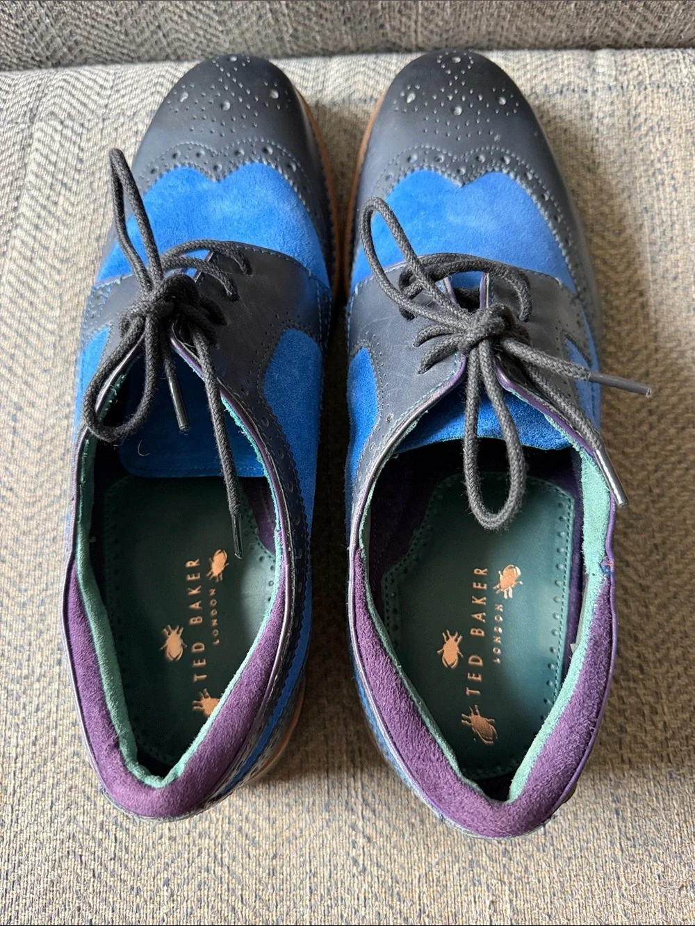 Ted Baker Treey Men’s Multicolored Oxfords Dress Shoes Size:10